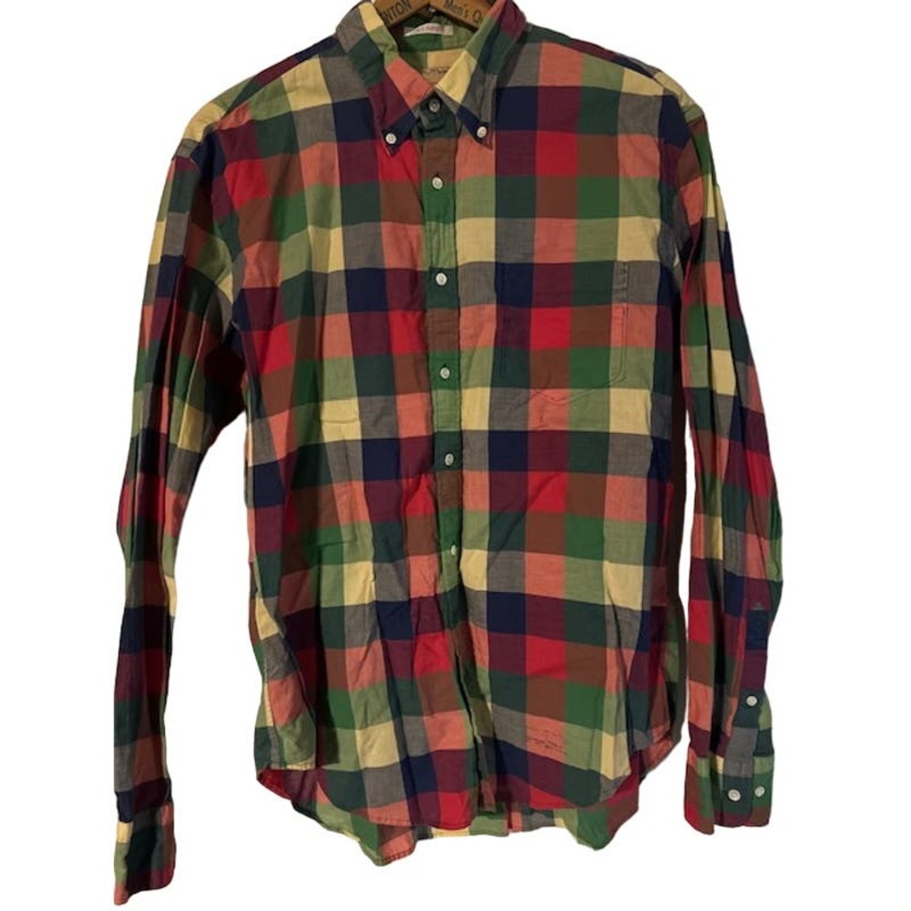 Gant 353 Bleecker Street NYC Plaid Men's Button Down